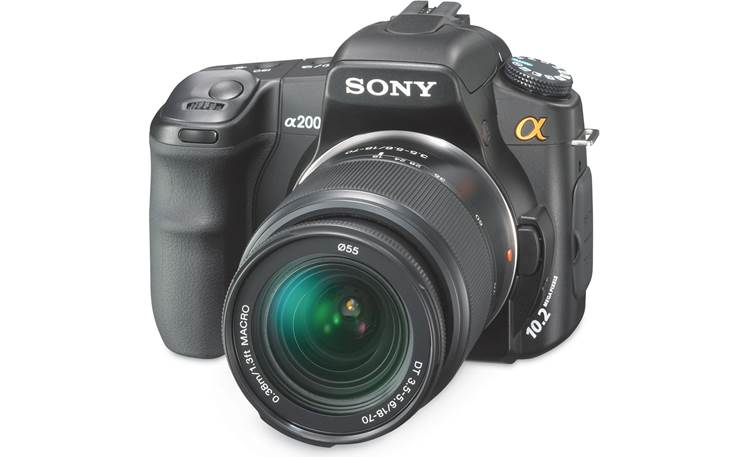 Sony Alpha DSLR-A200 Kit 10.2-megapixel digital SLR camera with 18