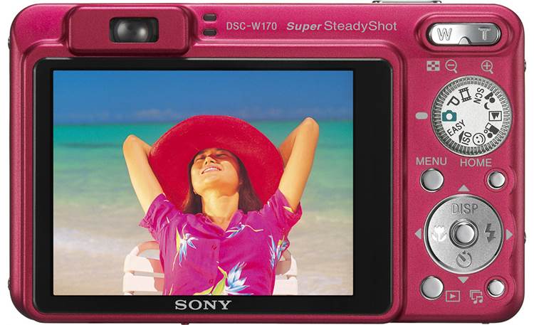 Sony Cyber-shot DSC-W170 (Silver) 10.1-megapixel digital camera with 5X  optical zoom at Crutchfield