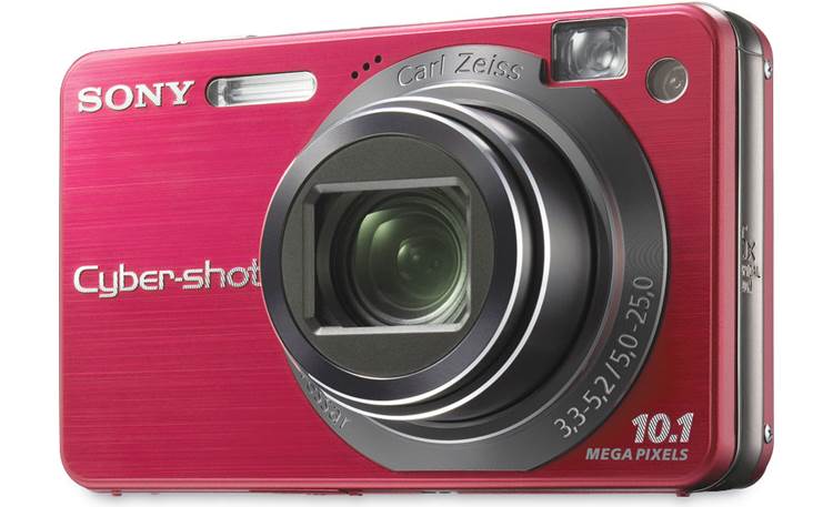 Sony Cyber-shot DSC-W170 (Red) 10.1-megapixel digital camera with