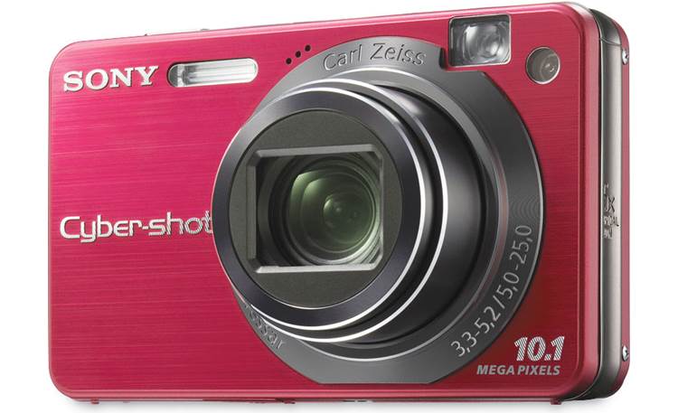 Sony Cyber-shot DSC-W170 (Red) 10.1-megapixel digital camera with 