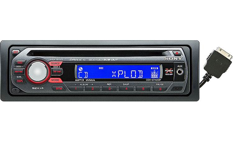 Sony CDX-GT420IP CD receiver at Crutchfield