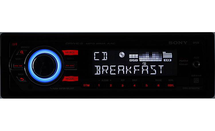 Sony Xplod CDX-GT62IPW CD receiver at Crutchfield