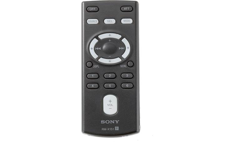 Sony Xplod CDX-GT640UI Remote