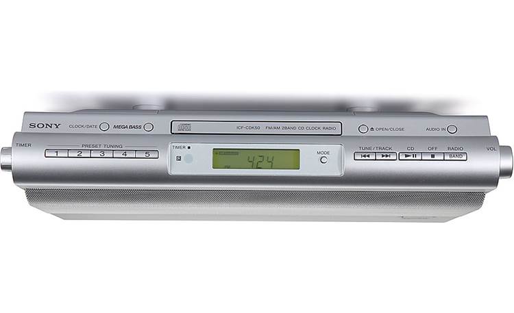 Sony Icf Cdk50 Kitchen Cd Player Clock, How Do I Set The Clock On My Sony Under Cabinet Radio