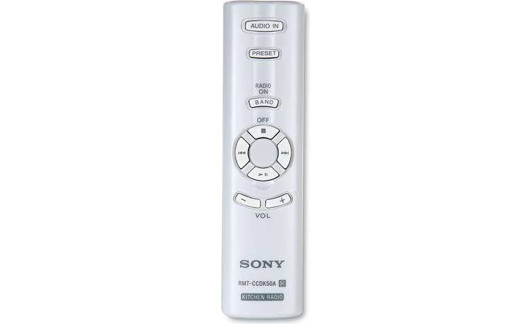 Sony ICFCDK50 reproductor de CD con radio y alarma para usar bajo gabinete  en la cocina