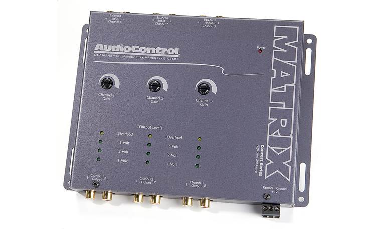 AudioControl Matrix (Gray) 6-channel line driver at Crutchfield