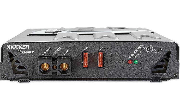 Kicker SX600.2 2-channel car amplifier — 138 watts RMS x 2 at 