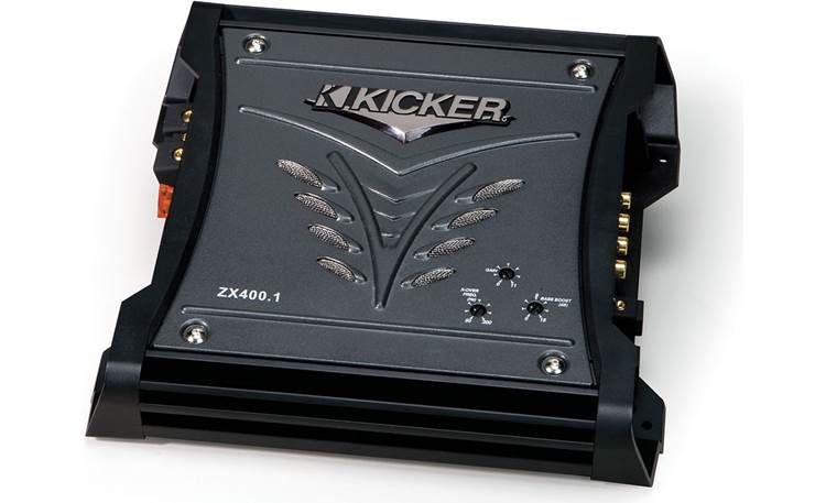 Kicker 08ZX400.1 Mono subwoofer amplifier 400 watts RMS x 1 at 2 