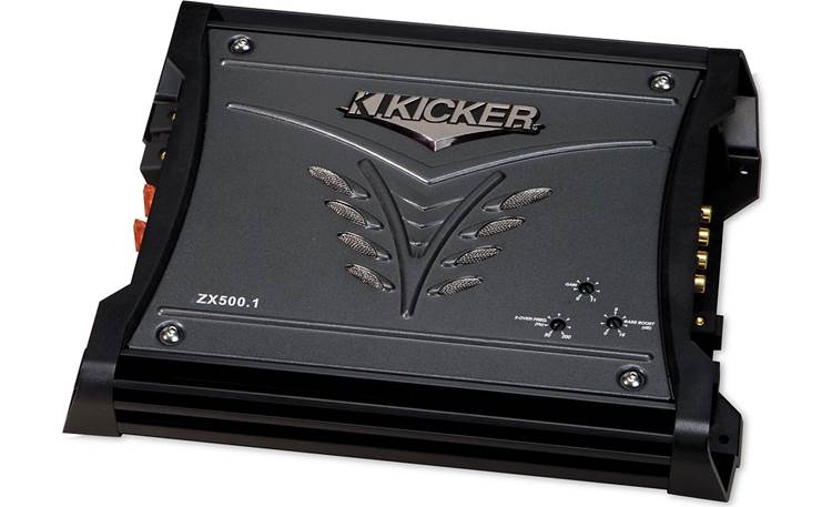 Kicker 08ZX500.1 ZX Series mono subwoofer amplifier 500 watts RMS 