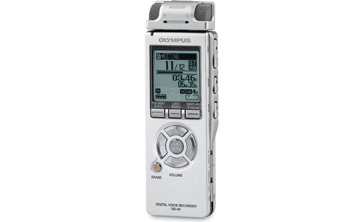 Olympus DS-40 512MB digital voice recorder with removable stereo 