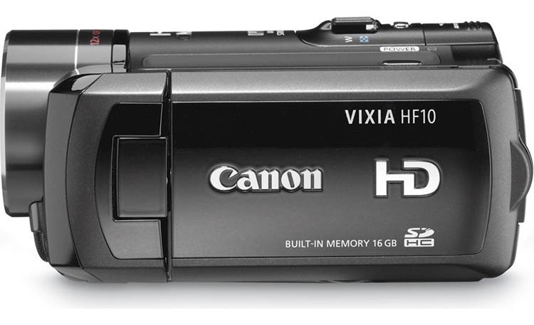 Canon VIXIA HF10 16GB HD flash memory camcorder at Crutchfield