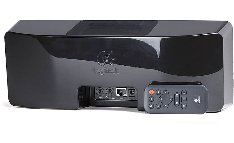Logitech® Squeezebox™ Boom Audio system plays music your PC and the Internet at Crutchfield