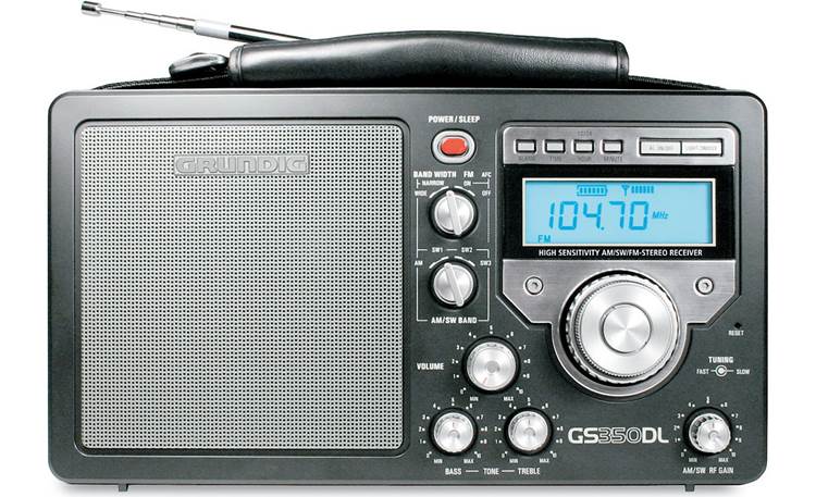 Saai Tol verlichten Grundig GS350DL Portable AM/FM/shortwave radio at Crutchfield