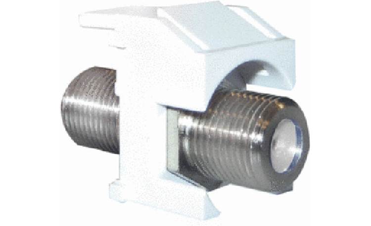 On-Q Recessed Nickel F-type Connector Front