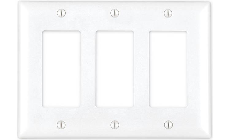 On-Q Decorator Wall Plate (White, Decora-style) Front