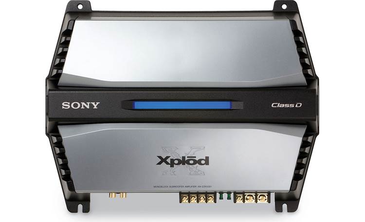 Sony Xplōd™ XM-ZZR3301 Mono subwoofer amplifier — 600 watts RMS at 2 ohms  at Crutchfield