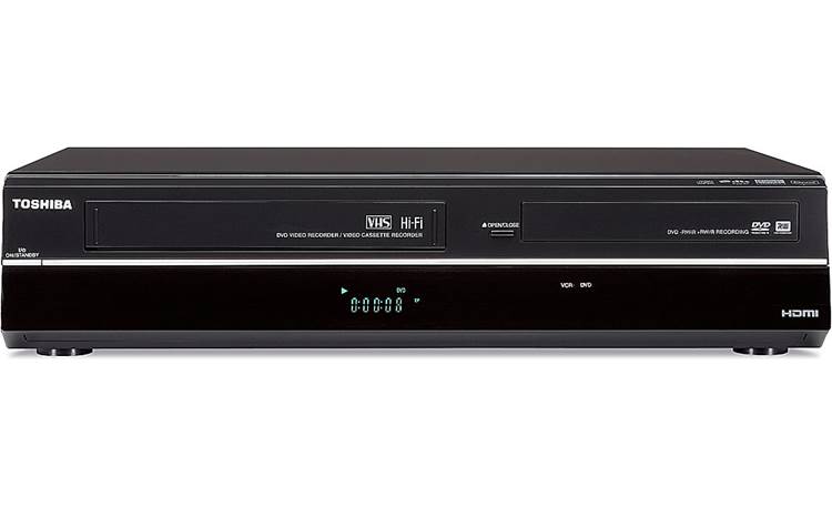 Selectiekader ironie riem Toshiba DVR670 DVD recorder/HiFi VCR combo with built-in digital TV tuner  and 1080p upconversion at Crutchfield
