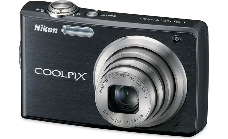 stuiten op rekken Adviseren Nikon Coolpix S630 (Jet Black) 12-megapixel digital camera with 7X optical  zoom at Crutchfield