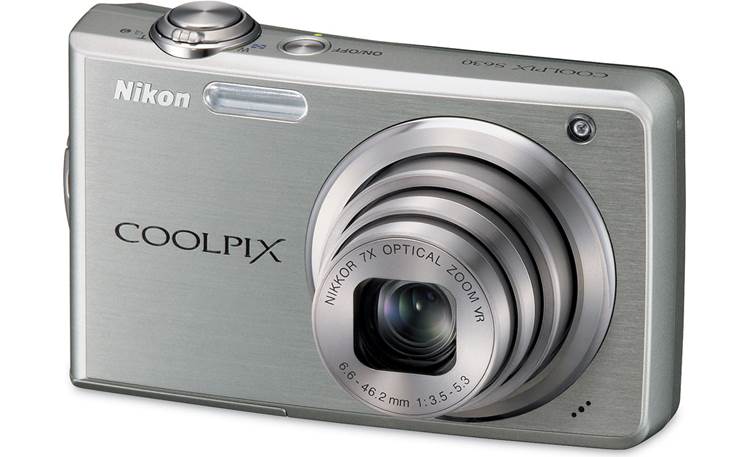 Afslachten ontwikkelen Prestatie Nikon Coolpix S630 (Titanium Silver) 12-megapixel digital camera with 7X  optical zoom at Crutchfield
