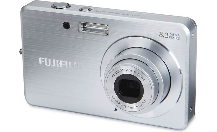 FinePix J10 (Silver) 8.2-megapixel digital camera with 3X optical zoom at Crutchfield
