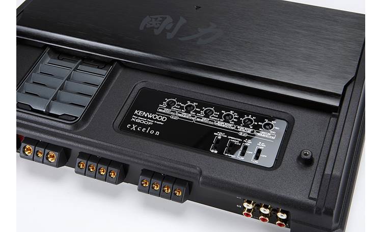 Kenwood Excelon X600F 4-channel car amplifier — 100 watts RMS x 4