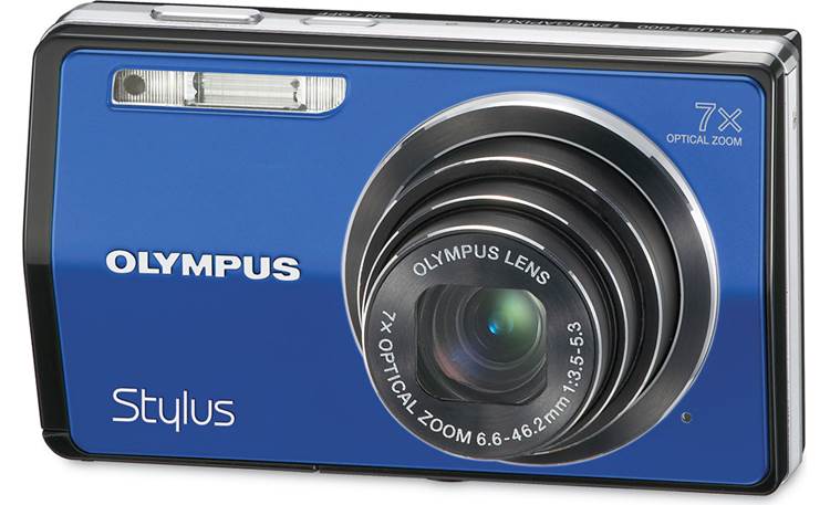 Olympus Stylus-7000 (Blue) 12-megapixel camera with 7X optical zoom Crutchfield