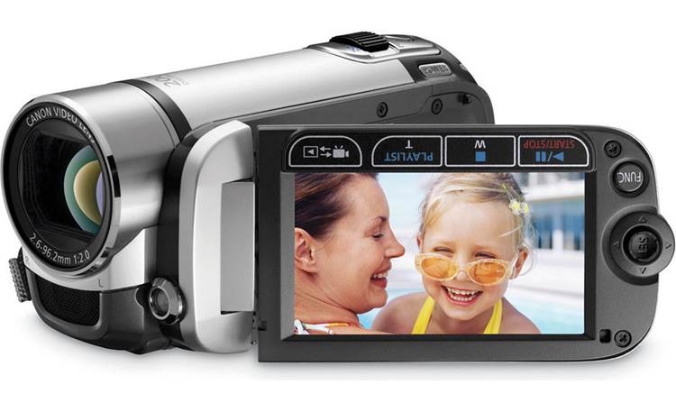 Canon FS200 (Misty Silver) SDHC™ memory card camcorder at