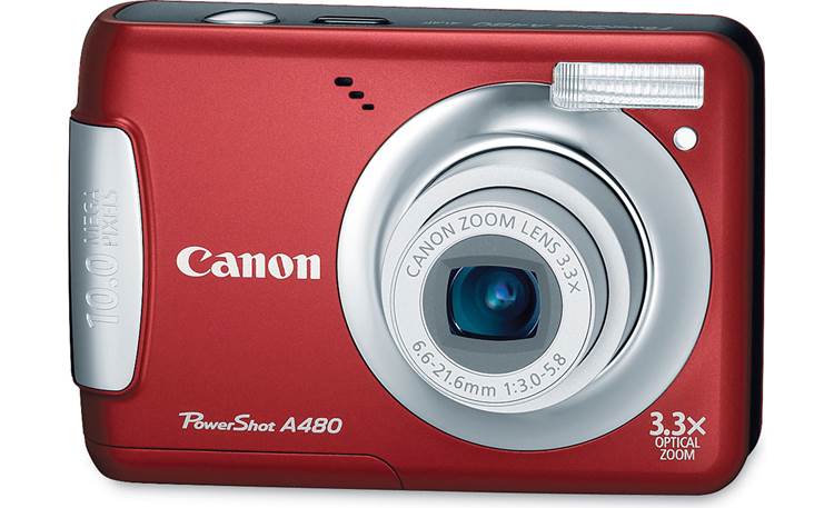 Canon PowerShot A480 (Black) 10-megapixel digital camera with 3.3X 