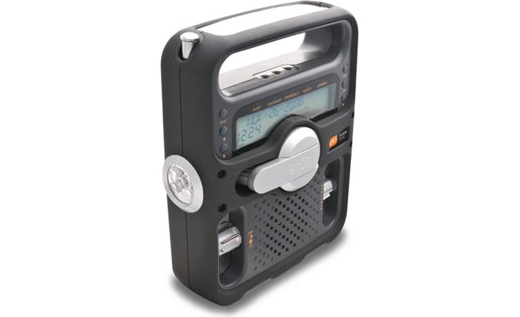 HQ ISSUE Dynamo Emergency Radio Hand Crank Solar Portable W/AM FM, NOAA  Weather Alert, Shortwave, & Flashlight, Black