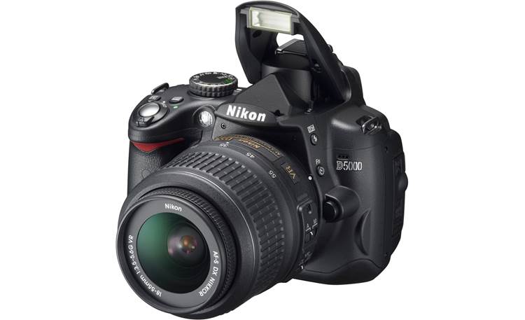 Nikon D5000 Kit With flash extended