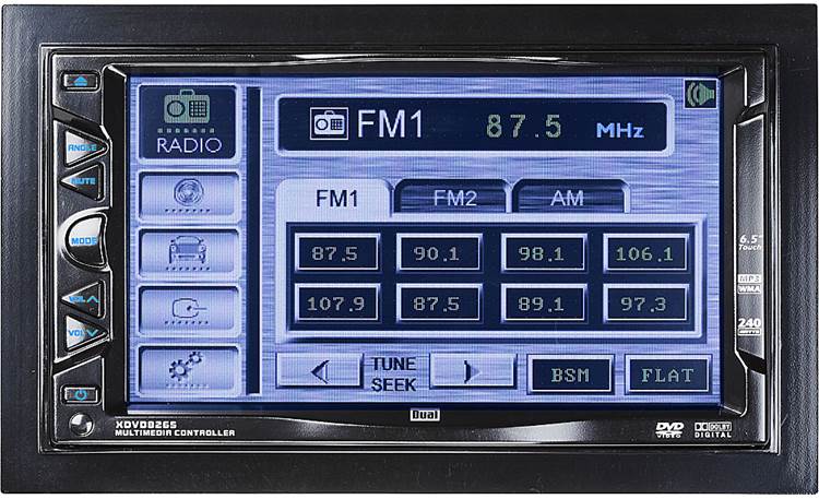 Dual XDVD8265 DVD receiver at Crutchfield