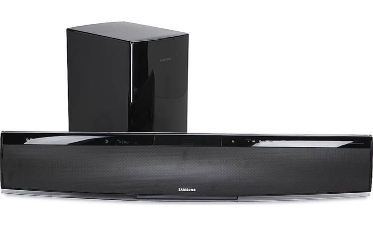 Voorvoegsel Het is goedkoop Uitputting Samsung HT-X810T Powered home theater sound bar with built-in DVD player  and wireless subwoofer at Crutchfield