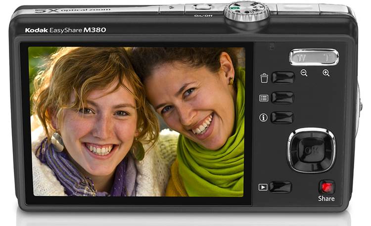 Kodak EasyShare M380 (Teal) 10.2-megapixel digital camera with 5X