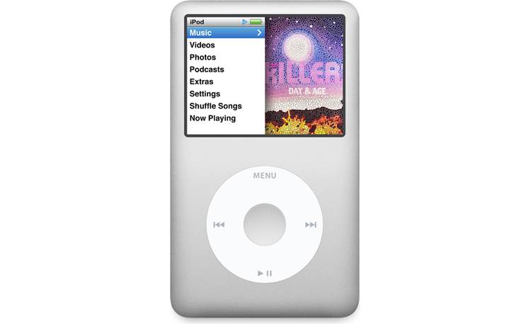 Apple iPod classic® 160GB (Silver) Digital music/photo/video player at  Crutchfield