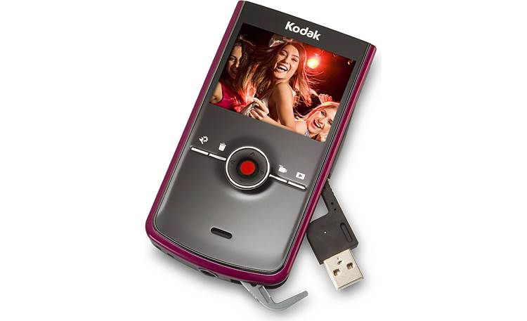 完動品】Kodak Zi8 ポケットビデオカメラ ラズベリー 希少