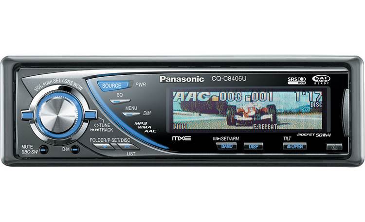Panasonic CQ-C8405U CD receiver at Crutchfield