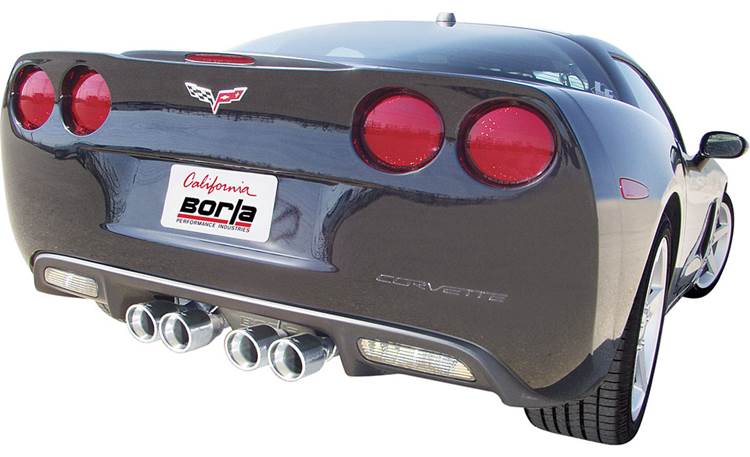 Borla 09-12 Corvette Coupe/Conv 6.2L 8cyl 6spd RWD inS-Type IIin Exhaust (rear section only) main image 1