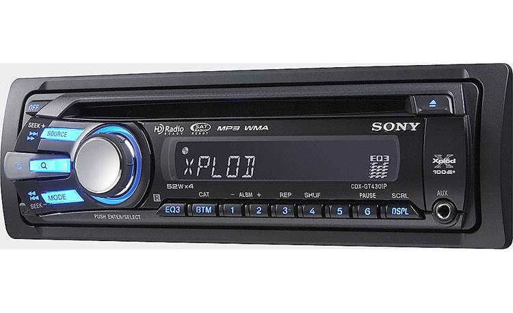 Sony Xplod CDX-GT430IP CD receiver at Crutchfield