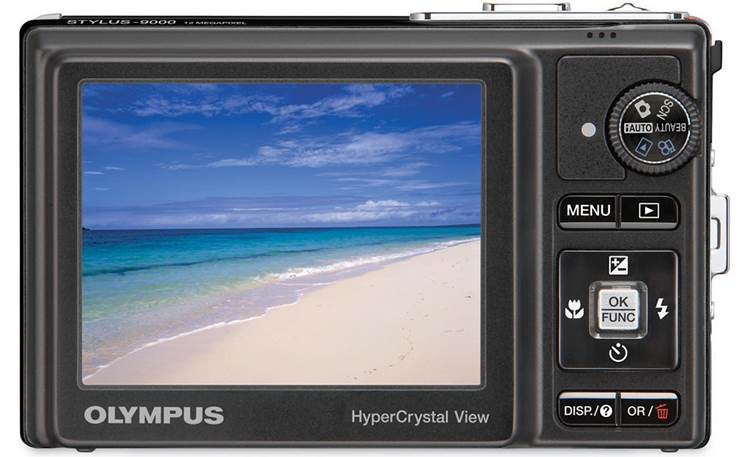 Olympus Stylus-9000 (Black) 12-megapixel digital camera with 10X