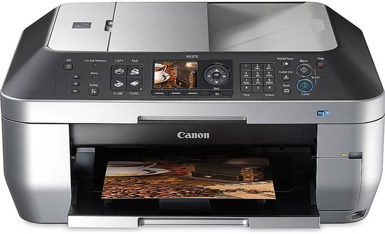 Bevriezen Wrok geboren Canon PIXMA MX870 Wireless networking multi-function printer/scanner/copier/fax  machine at Crutchfield