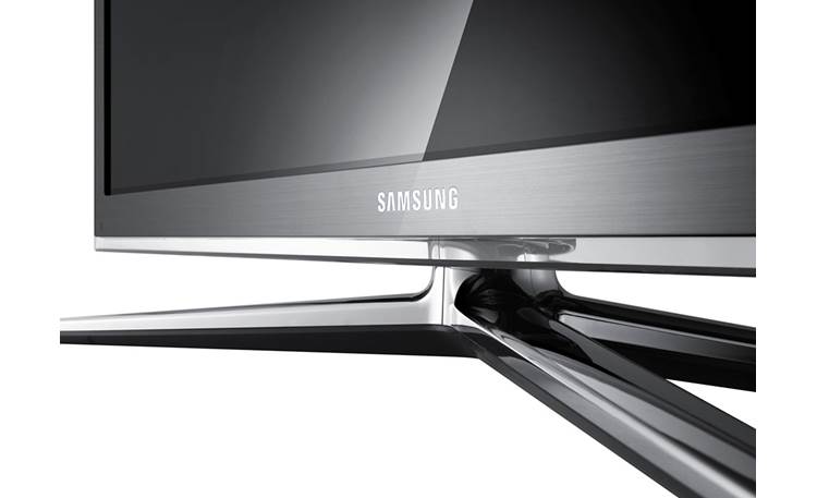 Samsung UN55C8000 Bezel and pedestal detail