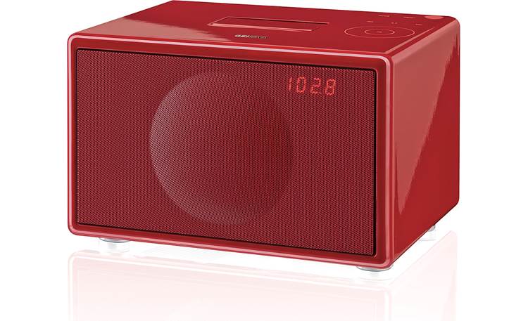 Geneva Sound System Model S (Red) Clock Radio with dock for iPod