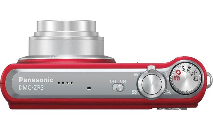 Panasonic Lumix DMC-ZR3 (Red) 14.1-megapixel digital camera with