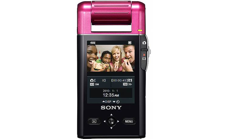 Sony MHS-PM5 bloggie™ (Pink) Ultra-compact HD camcorder at Crutchfield