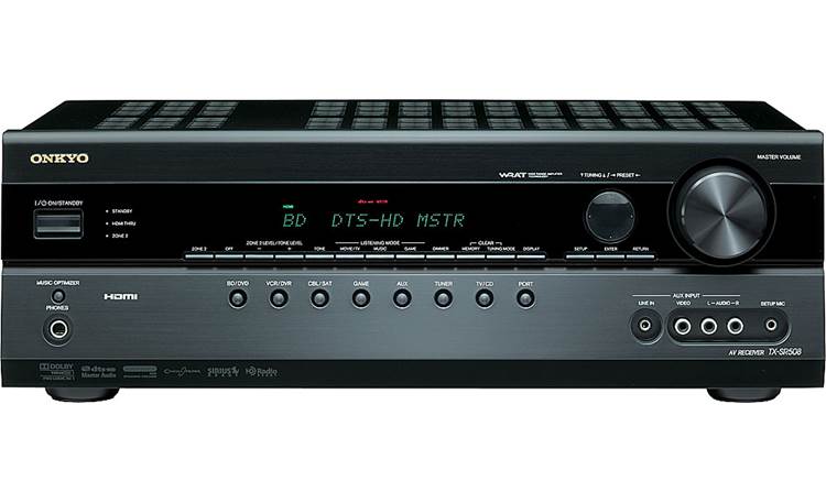 Hollywood Verwacht het Uitstralen Onkyo TX-SR508 Home theater receiver with 3D-ready HDMI switching at  Crutchfield