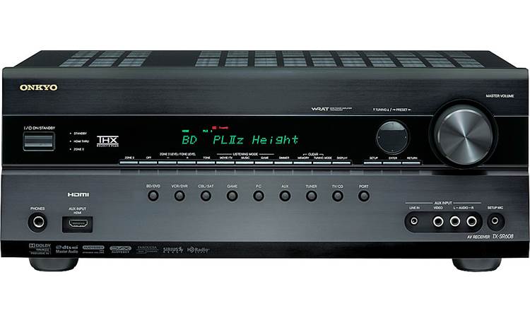 Onkyo TX-SR608 Home theater receiver with 3D-ready HDMI switching 
