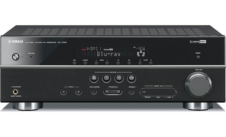 Yamaha RX-V567 Home theater receiver with 3D-ready HDMI switching 