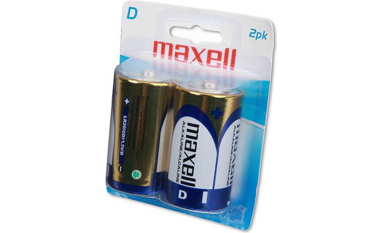 Maxell D Alkaline Battery Front
