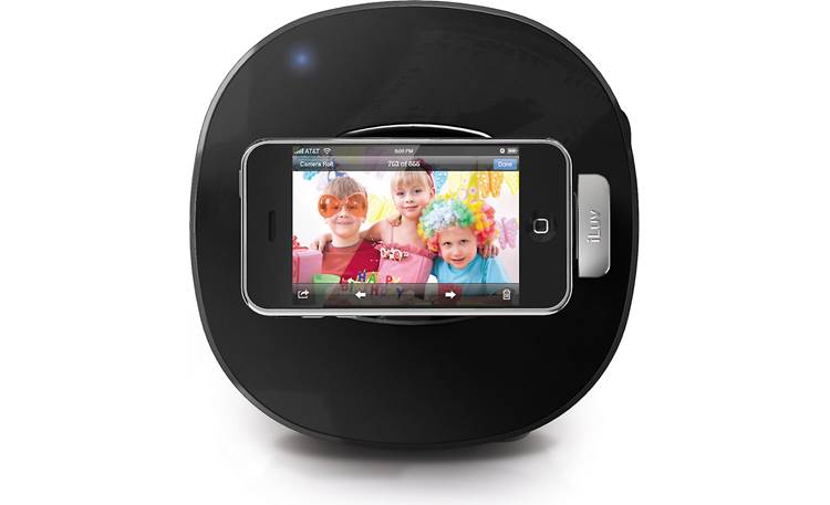 iLuv iMM190 App Station tableside dock/speaker with clock app for
