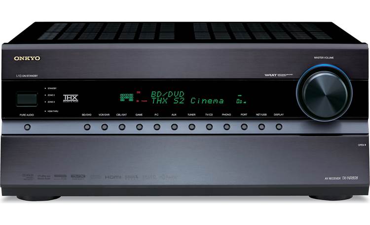 Onkyo TX-NR808 Home theater receiver with 3D-ready HDMI switching